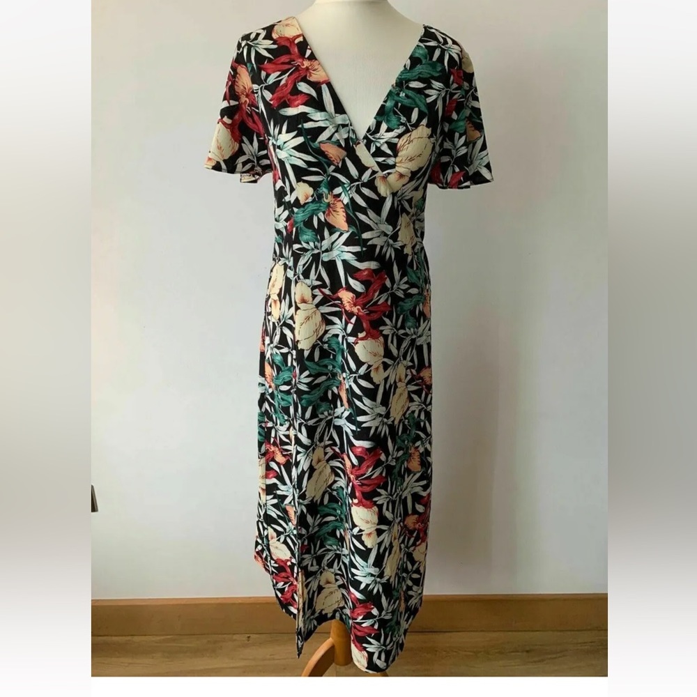 Brave Soul Lorraine Floral Maxi Dress Multicolour Size S - Picture 1 of 6